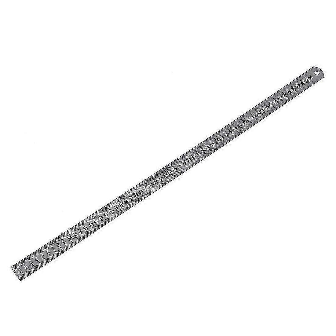 60cm Stainless Metal Measuring Straight Ruler