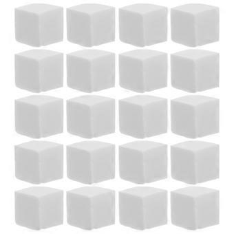 Mini Makeup Sponge for Nail Art with Manicure Sponge 100Pcs Multi-Sided White Blocks