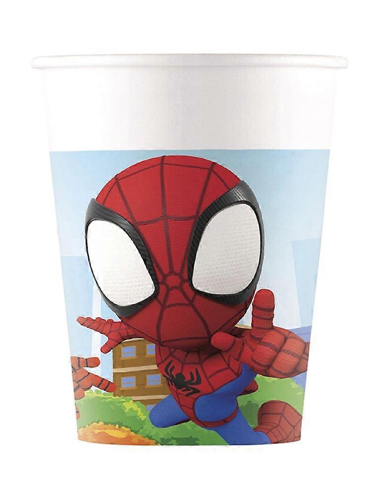 8 Gobelets Spidey et ses amis 200 ml