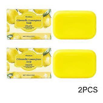 2 Bars 100g Each Citronella Lemongrass Soap Moisturizing Cleansing