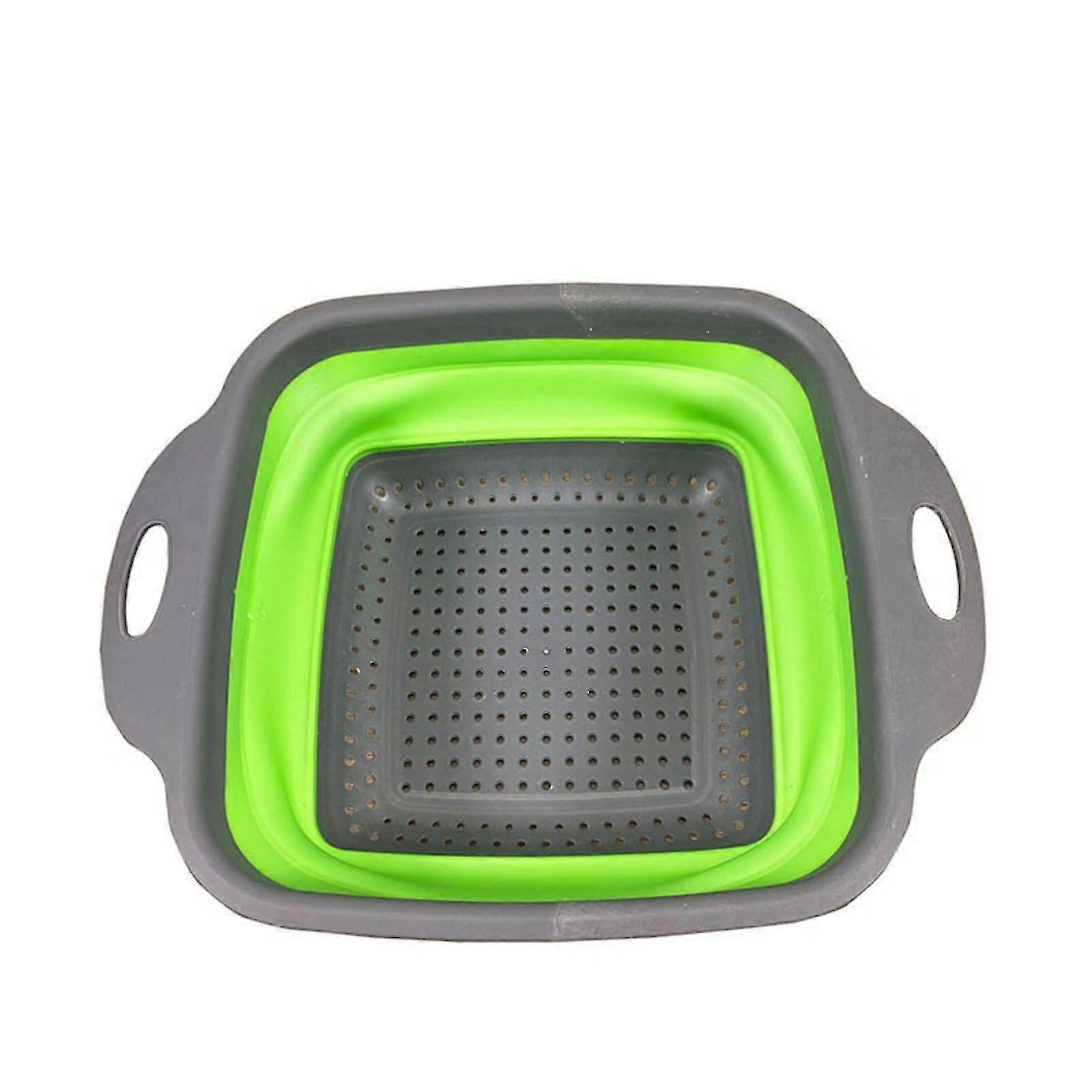 Square Folding Drain Basket Silicone