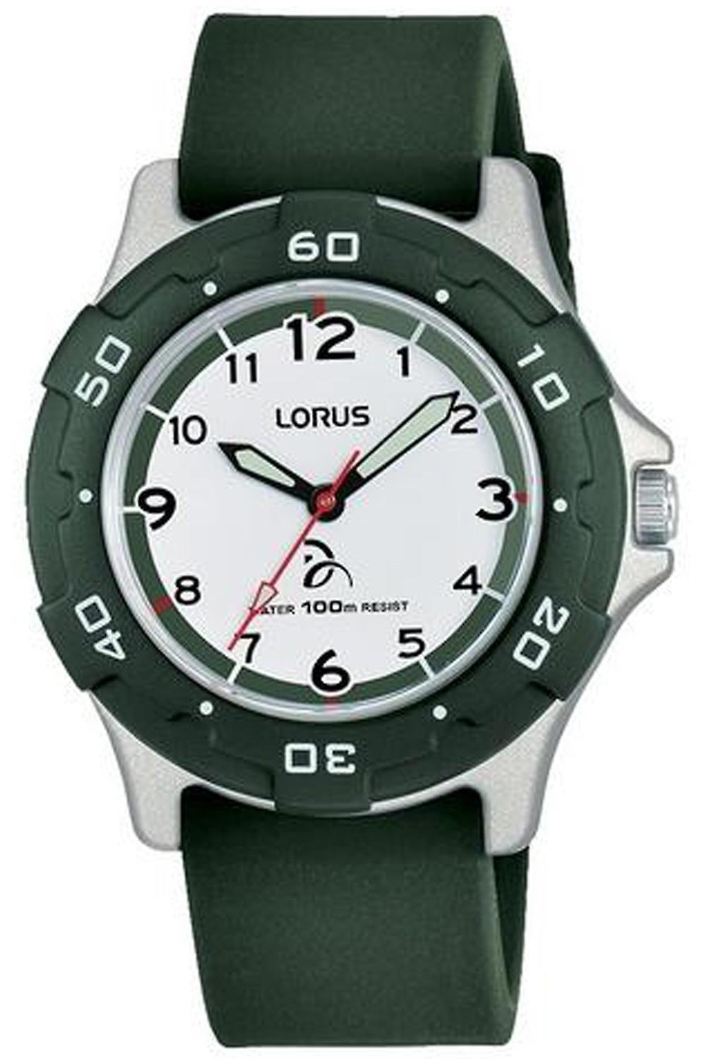 Lorus kids Quartz Analog Child Watch with RRX15GX9 Silicone Bracelet