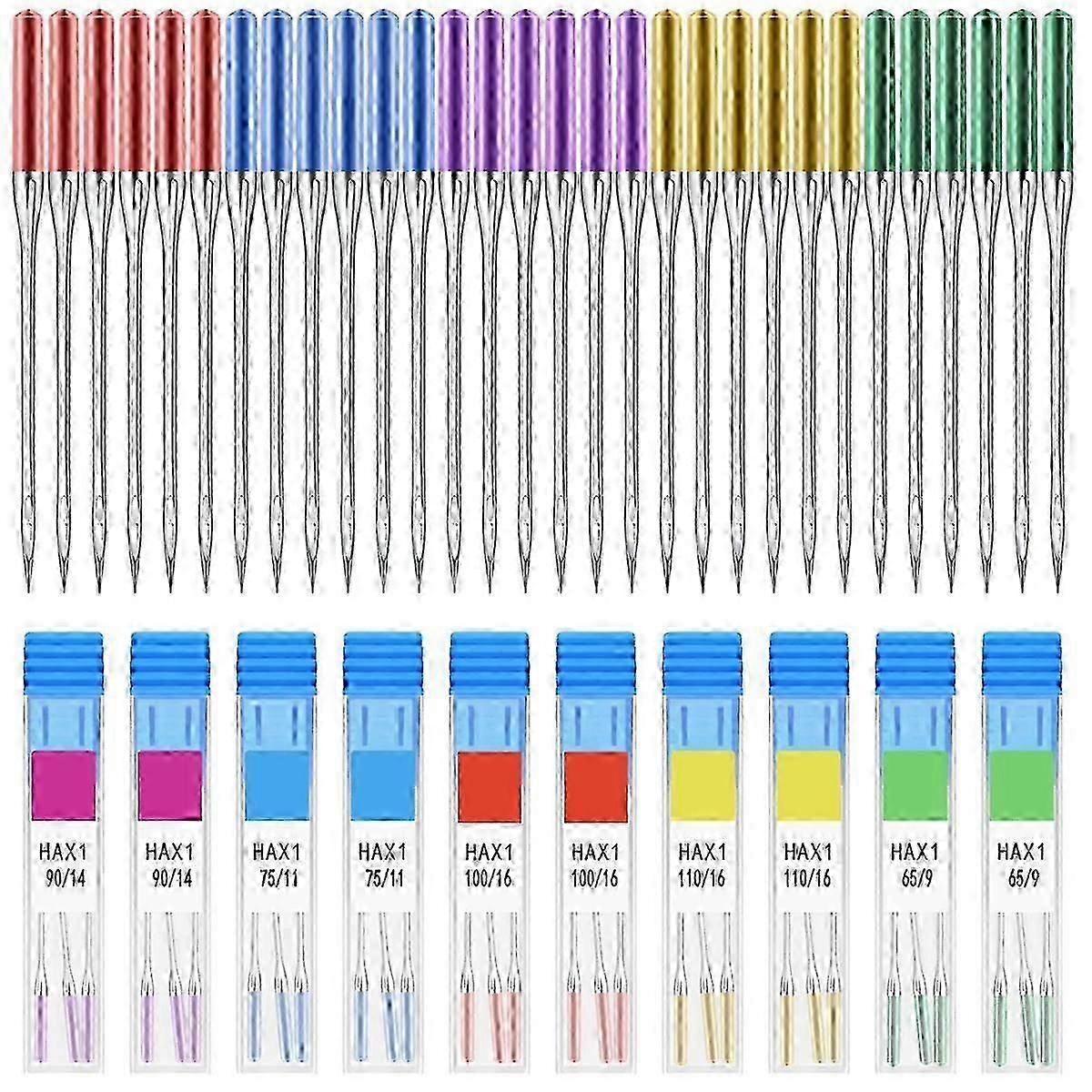 30 PCS Universal Sewing Machine Needles,Regular Point Sewing-Needles  part