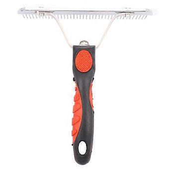 A36T-2X Pet Comb Extra-Large Rake Grooming Brush Deshedding Tool Beauty For Large Dogs Golden Retriever Husky