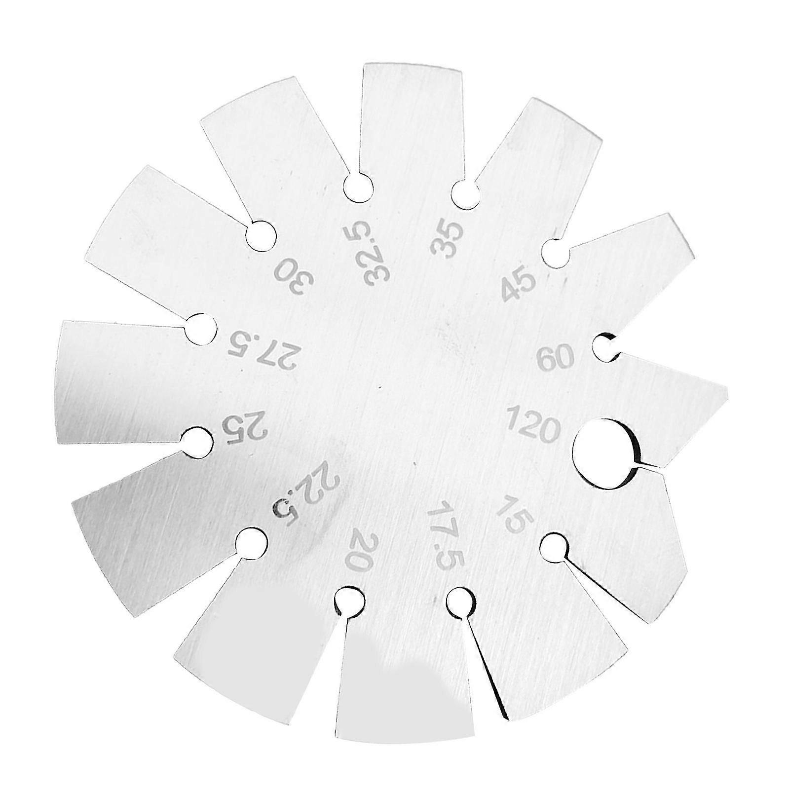 Round Metal Bevel Angle Measuring Gauge