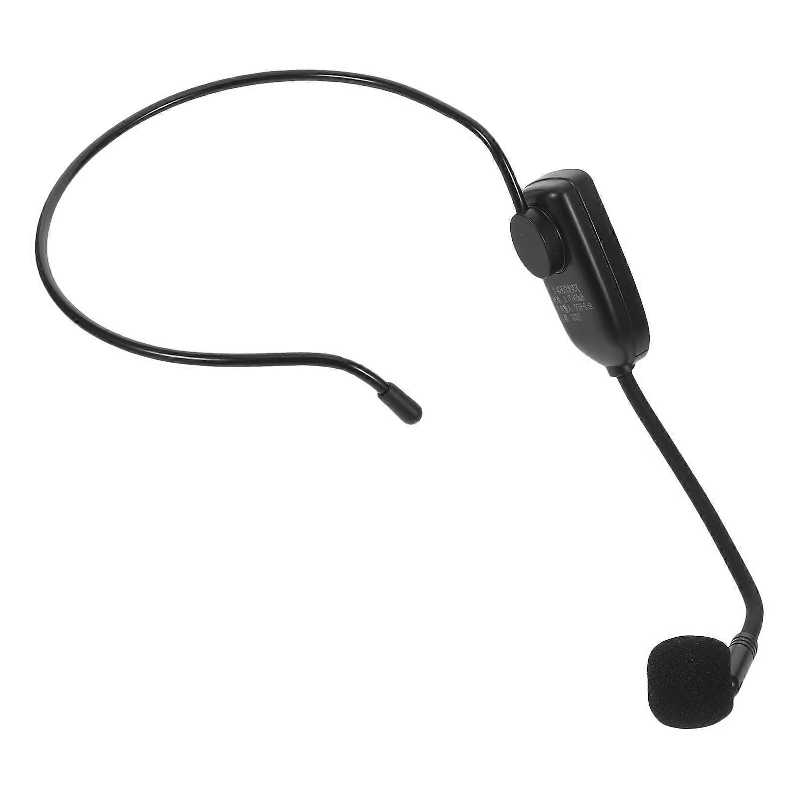 Wireless Microphone Headset Mic for Classroom Speaker 1Set Portable Amplifier