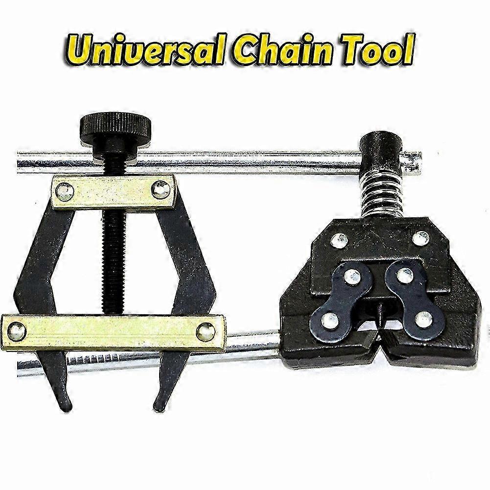 Roller Chain Tools Kit Fits Model 25-60 Roller Chain, Chain Holder/Puller + Breaker/Cutter