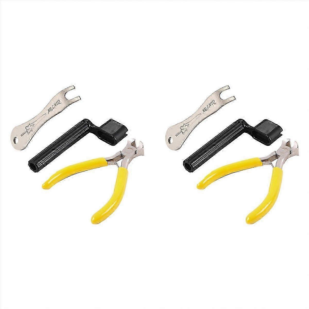 3Pcs Guitar Repair Maintenance Tool String Winder,String Cutter