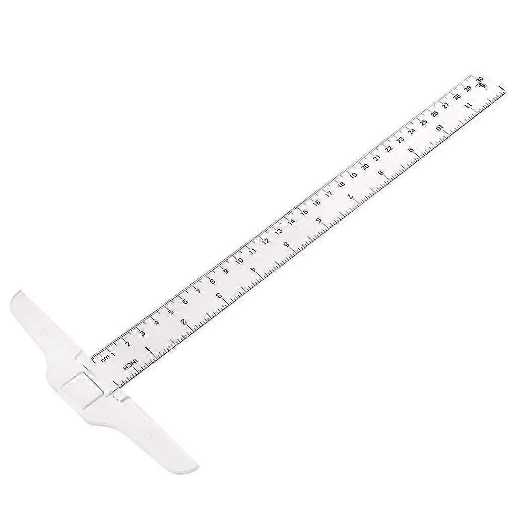 Transparent 30cm T Square Metric Ruler