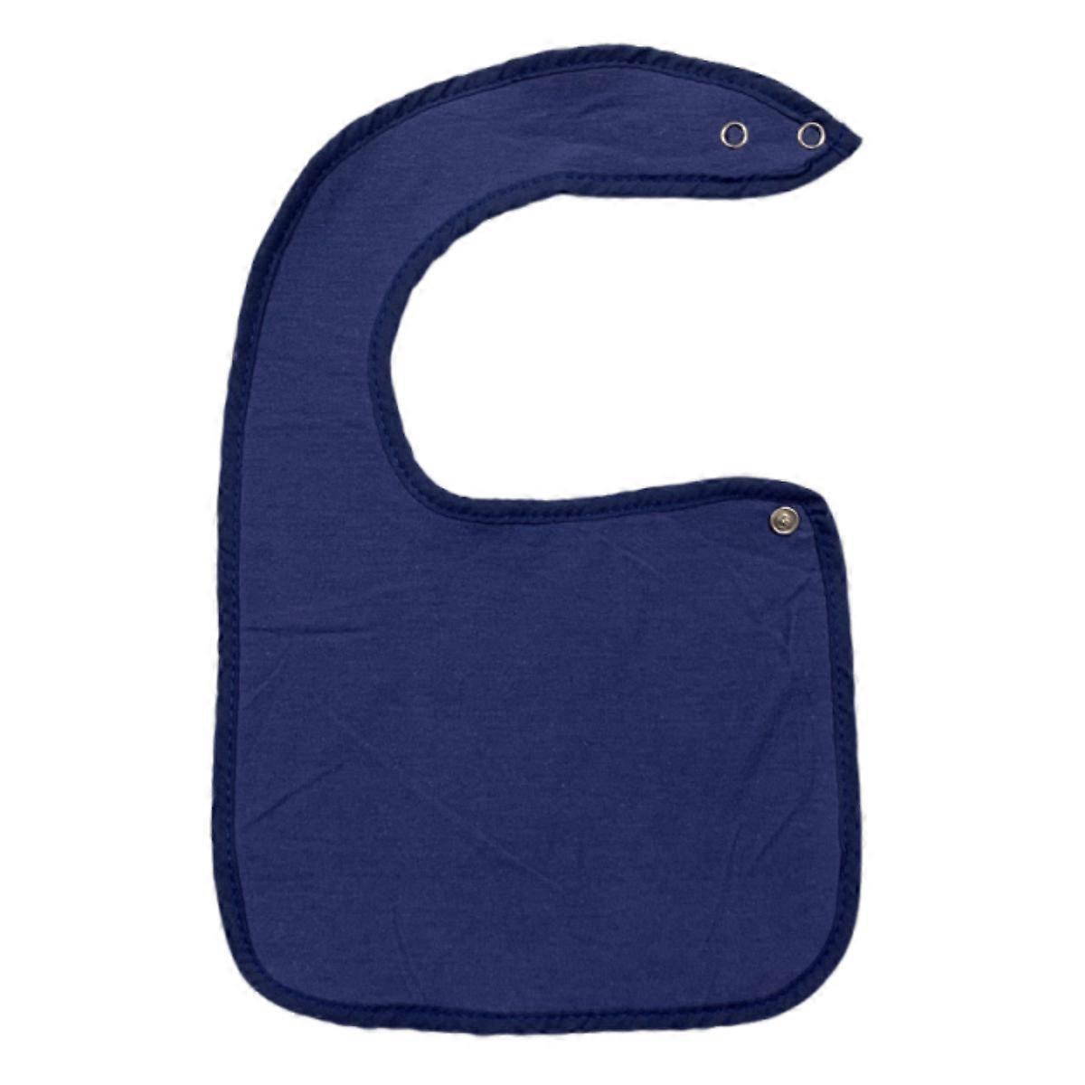 Navy Organic Drool Bib
