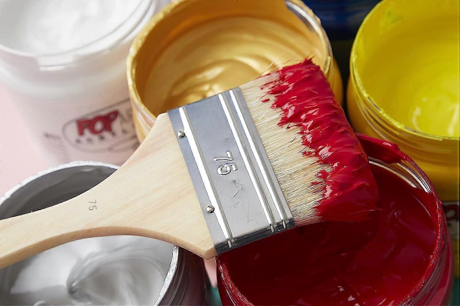 3 brushes, white