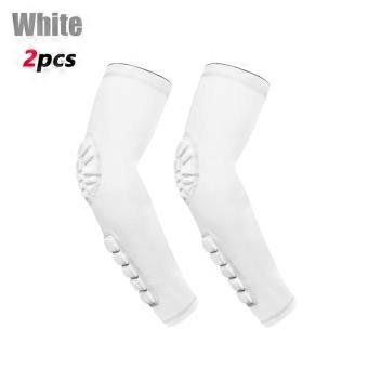 2 stuks elleboogbeschermers voor mannen en vrouwen - compressiearmondersteuning voor de sportschool - gevoerde onderarmbescherming voor training, gewichtheffen en volleybal.