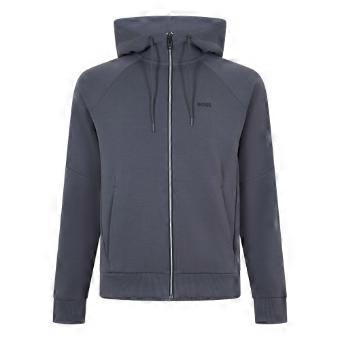 Boss Mens Raglan Full Zip Hoodie