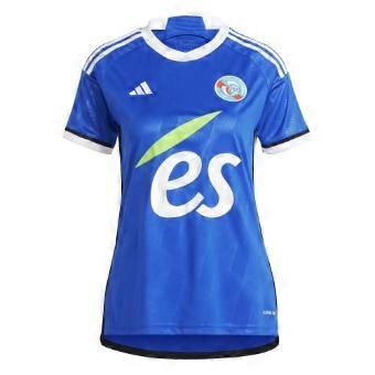 Adidas Damen-/Frauen-Trikot, Standardausführung, Heimtrikot von RC Strasbourg.