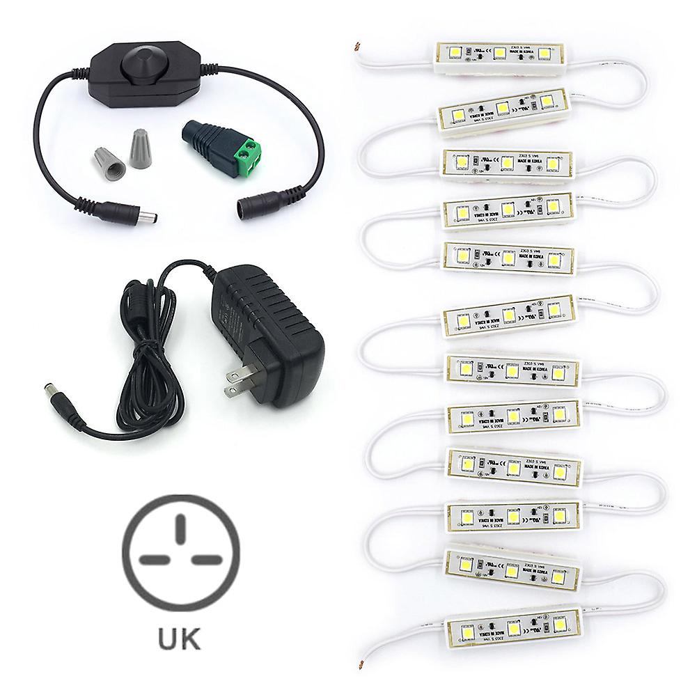 20pcs LED Mirror Light with Knob Dimmer Set Module Decorative Lamp for Dressing Table