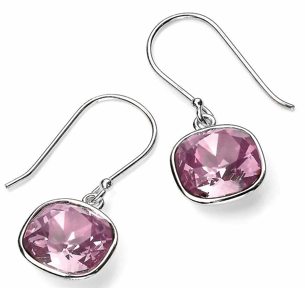 925 Silverkristallörhänge