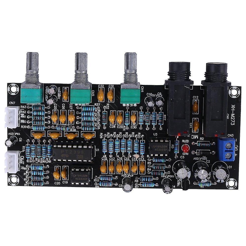 Pt2399 Digital Microphone Amplifier Board Reverberation Karaoke Reverb Amplifier Ne5532 Pre-amplifi