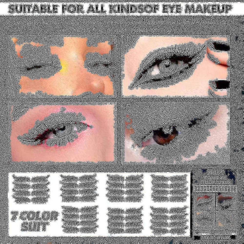 Eyelash Stickers Reusable Eyeliner And Eyelash Stickers 4 Pairs Reusabl