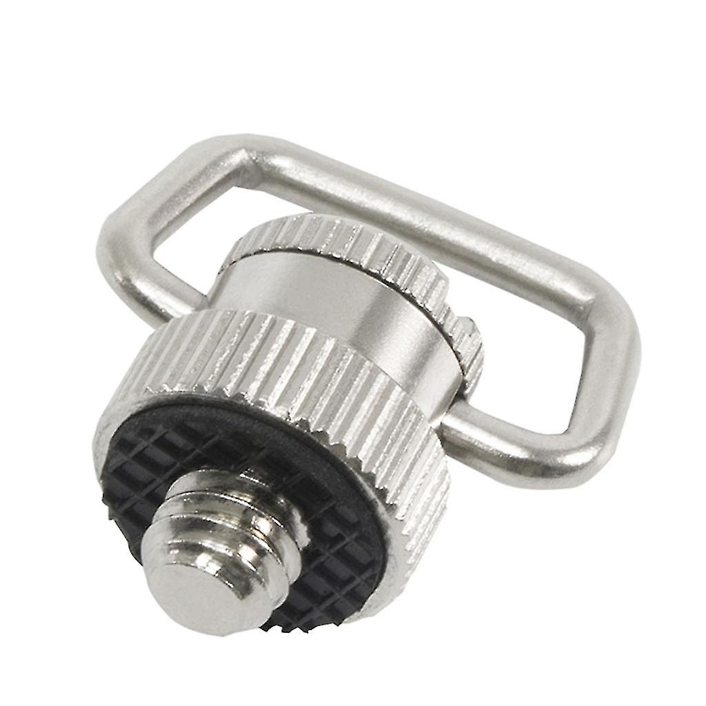 Stainless Steel D Ring Screw Hinged Holder Camera Fixing Screw 1/4" Thread