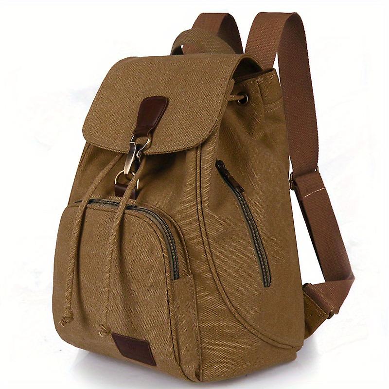 Large Capacity Canvas Backpack - Perfect For Outdoor Travel Camping And Hiking!