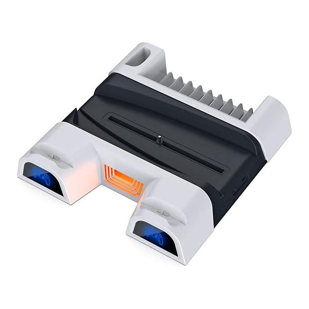 Gamepad Charging Dock Station for P5 Game Console Vertical Cooling Stand Base