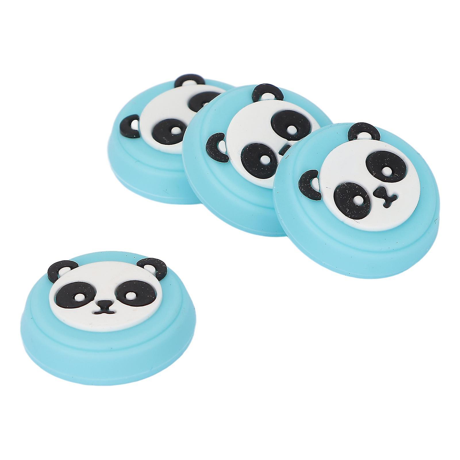 4pcs Thumb Grip Multipurpose Replacement Silicone Thumb Grip Caps for PS5 ControllerBlue