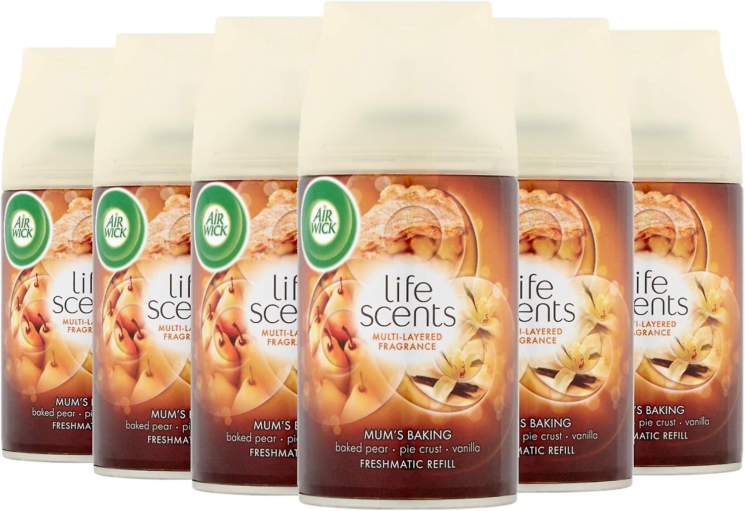 6 x Air Wick Freshmatic Max Automatic Spray Refill 250ml - Mum's Baking