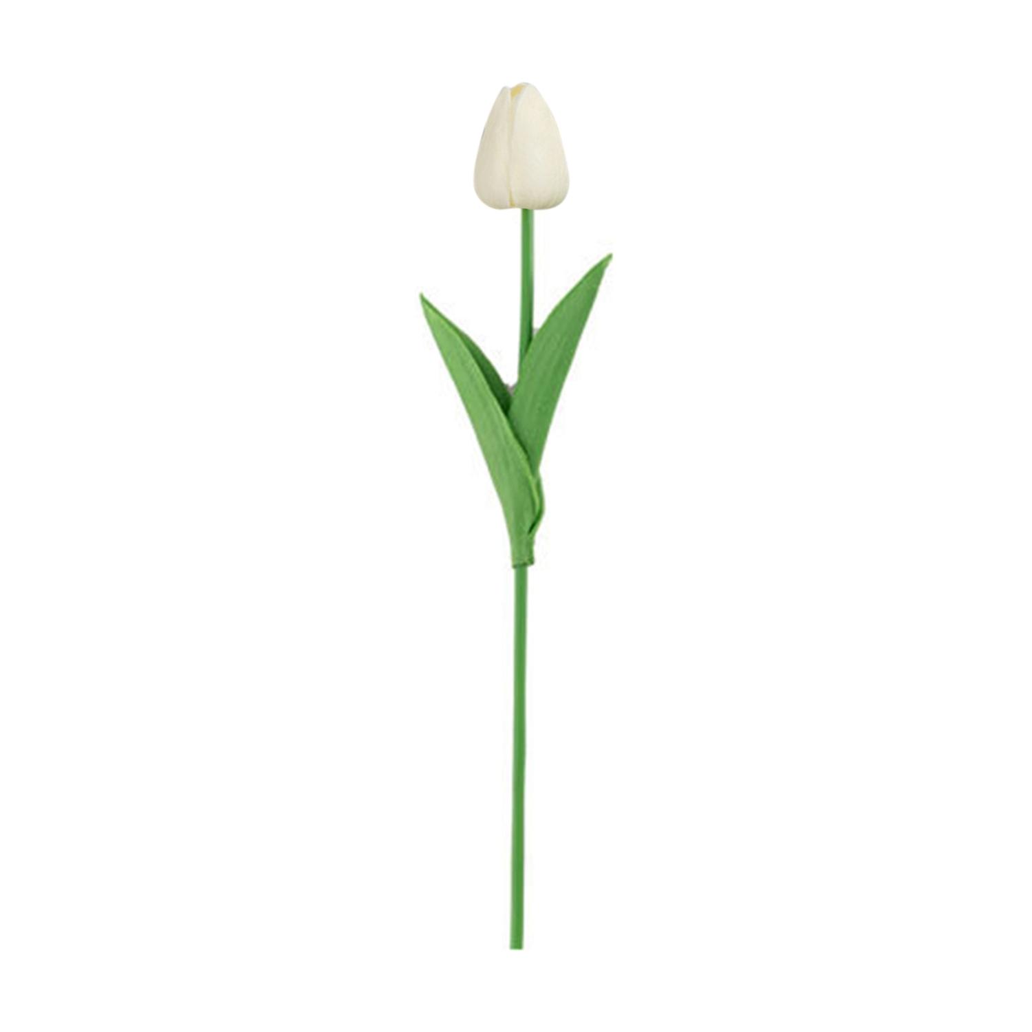 Artificial Tulip Not Wither  Vivid Fresh Keeping Plastic Flower Arrangement Simulation Tulip