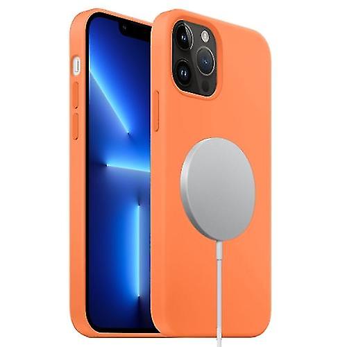 For Iphone 13 Pro Magsafe Liquid Silicone Full Coverage Phone Case
