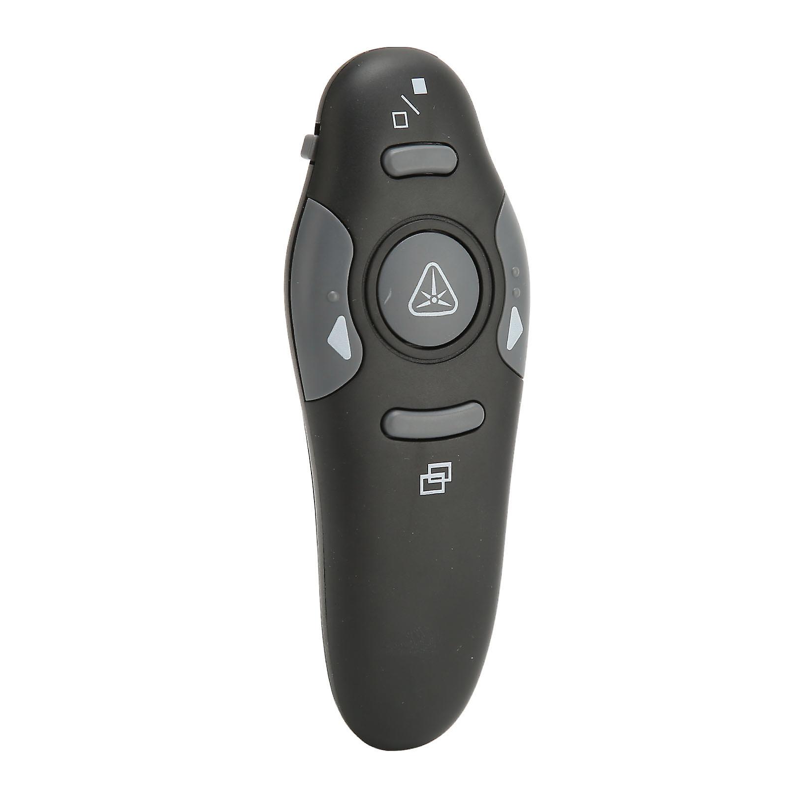 Presentation Clicker 15m Remote Control Distance Ergonomic Portable 2.4GHz Remote Clicker for School Office