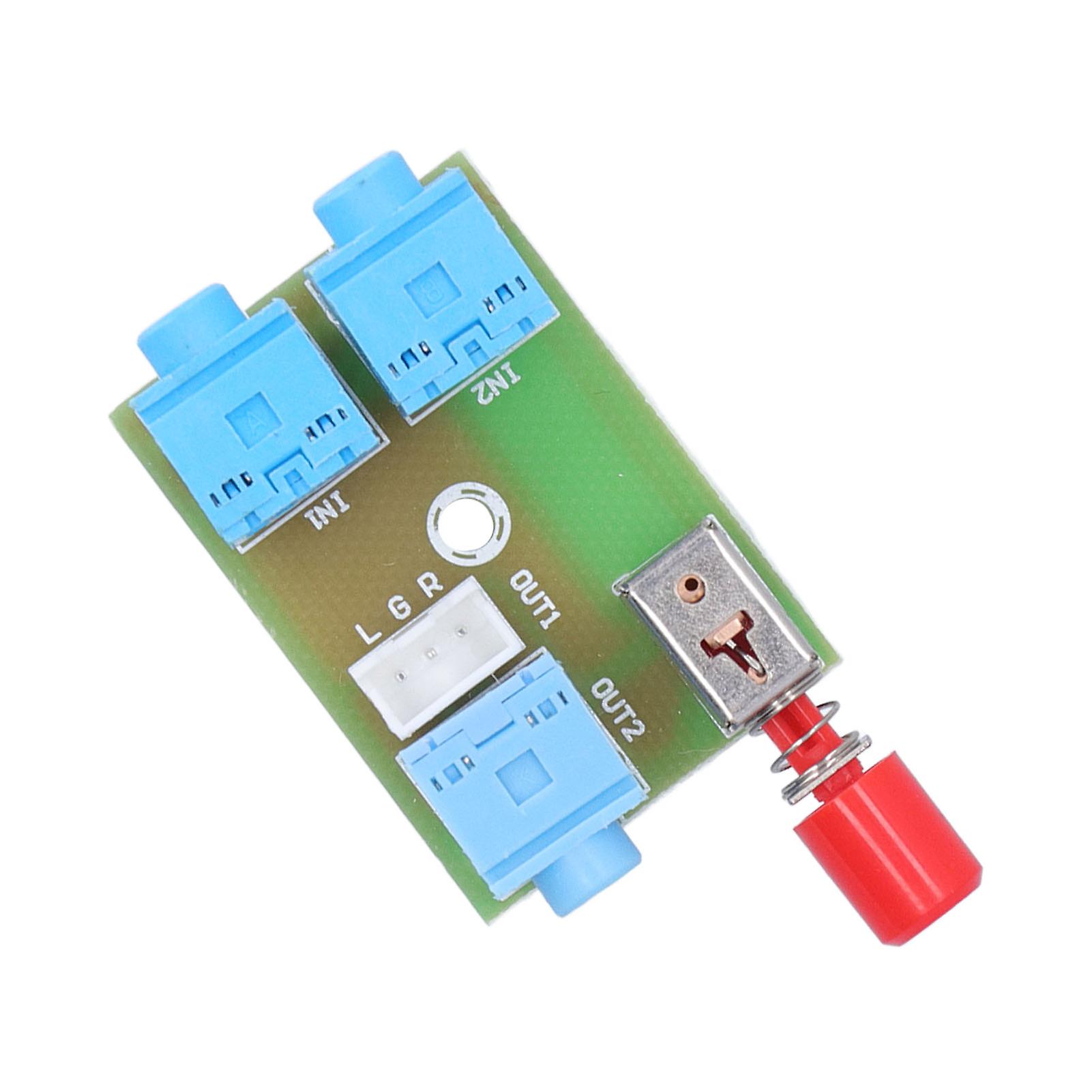 Audio Switching Module 3.5 Plug 2 Input 1 Output Signal Socket Switcher Board XH?M371