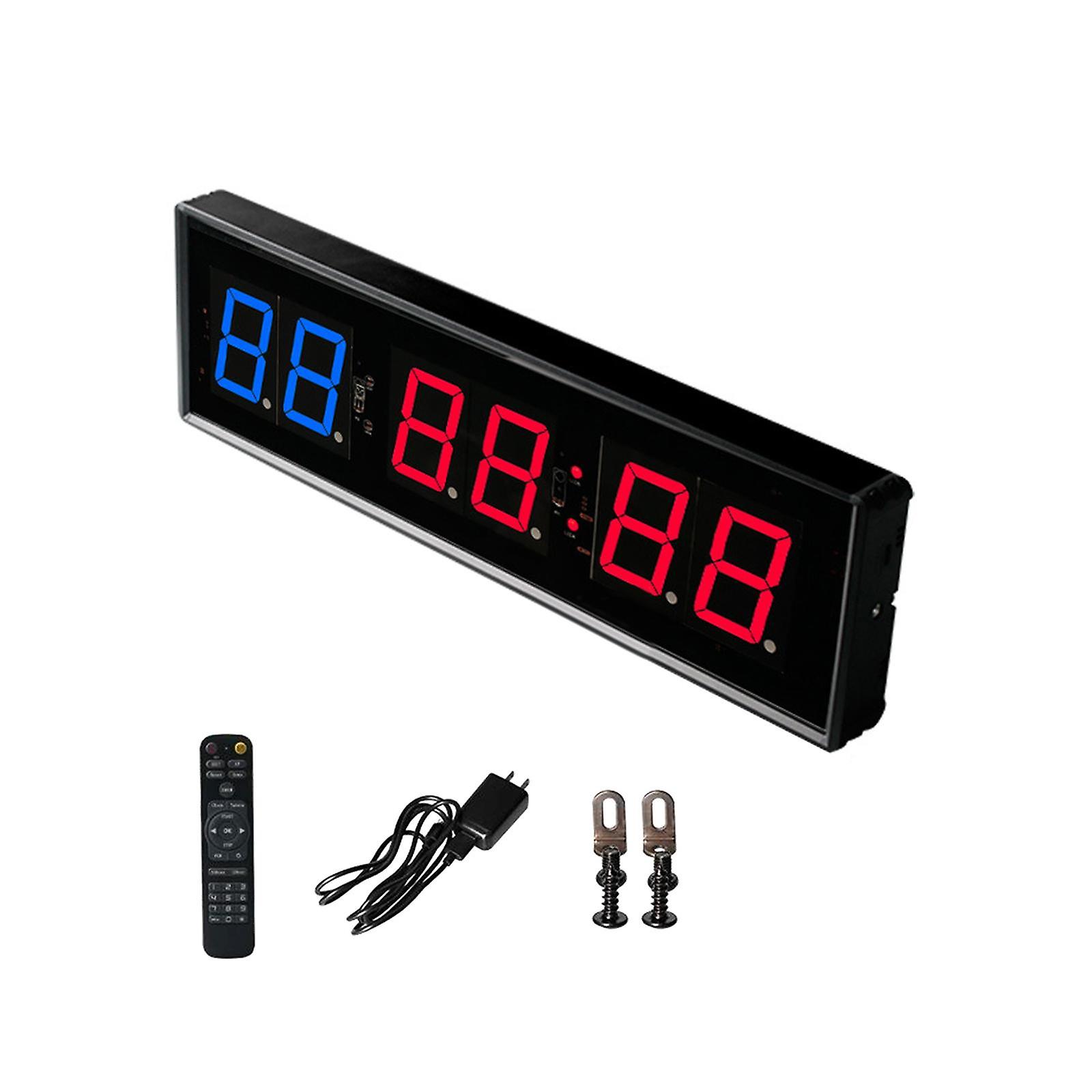 LED-Intervall-Timer Countdown / Up mit Fernbedienung Clear Digital Display Gym Timer