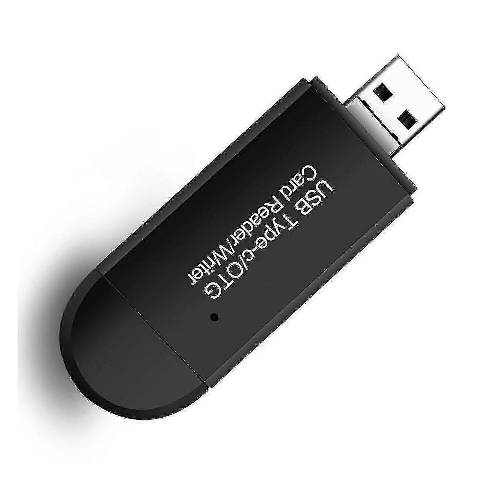 Card Reader Type C USB Micro USB OTG Function 480mbps Widely Compatible Memory Card Reader for Phone Computer
