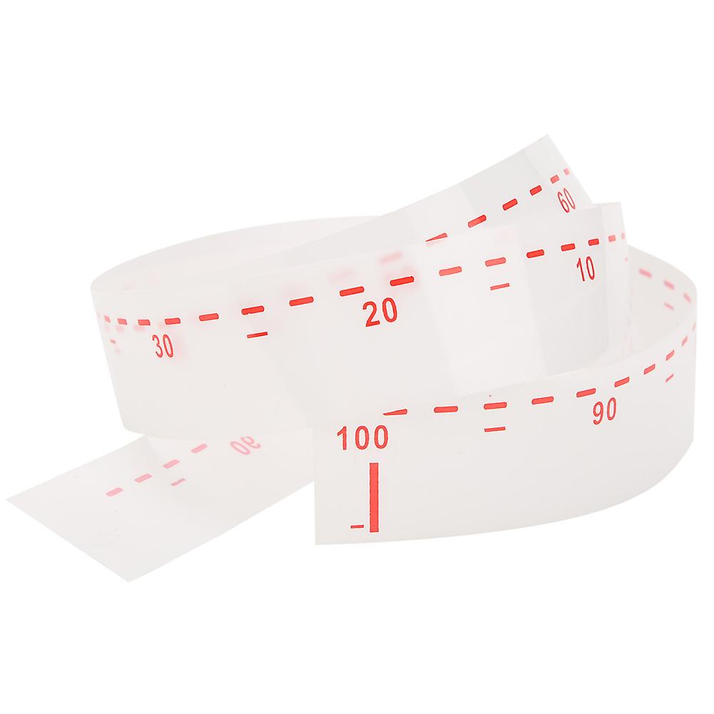 2PCS Nylon Knitting Machine Needle Ruler 2.8x92cm Black Kit