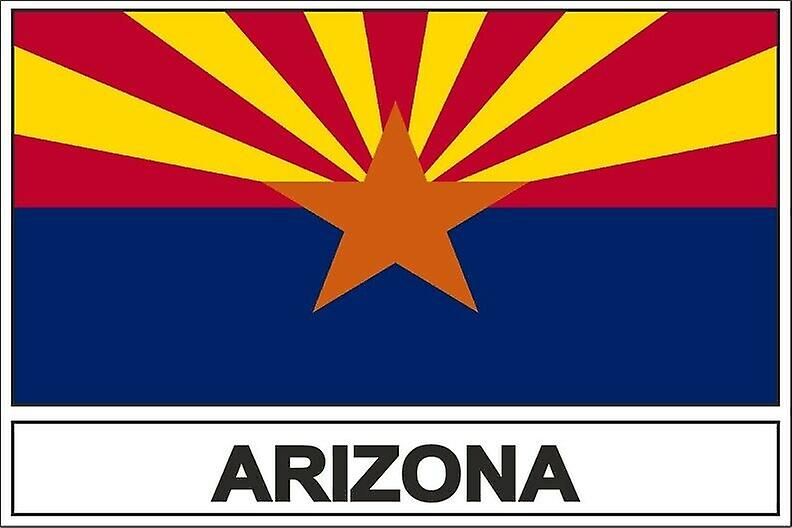 棒贴纸标志美国亚利桑那州