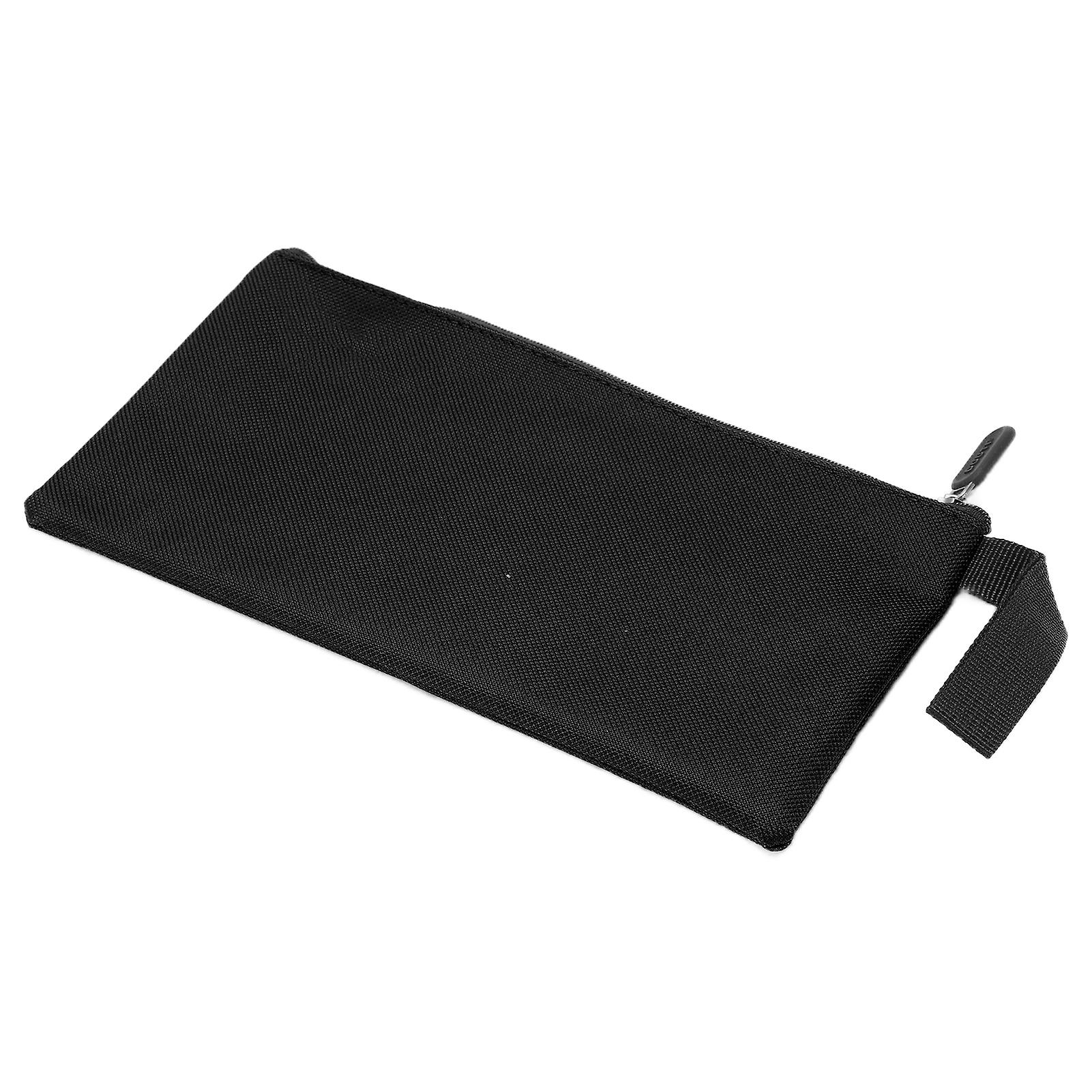 Canvas Tool Bag Durable Waterproof Portable Small Tool Bag for Items StorageBlack