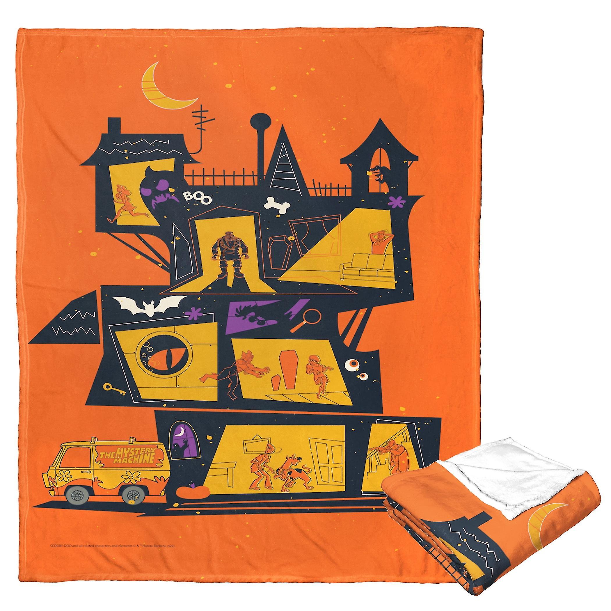Warner Bros. Scooby-doo Silk Touch Throw Blanket, , Haunted House-ujki41