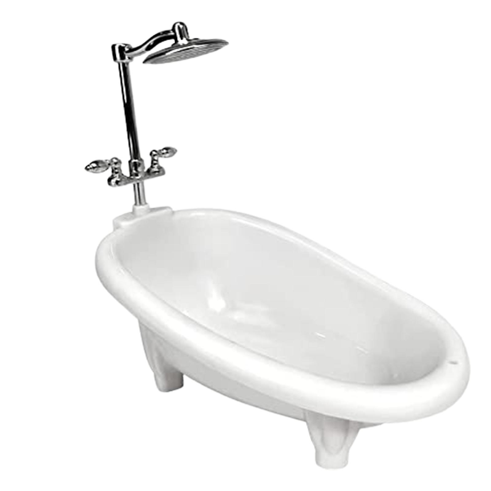 Domek dla lalek Miniatury Wanny Minaiture Łazienka Współczesny model zabawki Symulacja Akcesoria łazienkowe Dzieci Udawane zabawki
