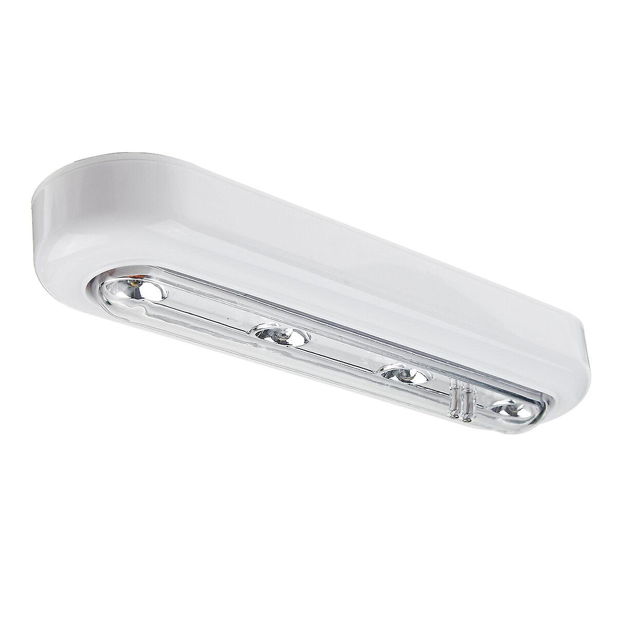 Rectangular 4led Touch Sensor Night Light Wardrobe Cabinet Lamp Home Indoor Decor