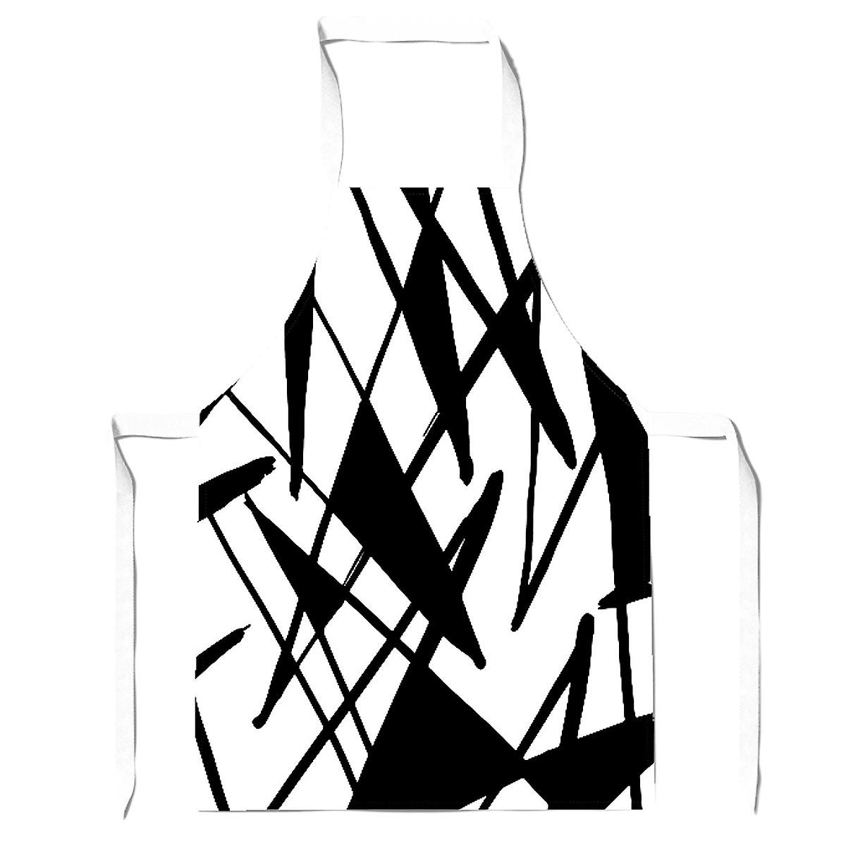 Brush Abstract Pattern Apron