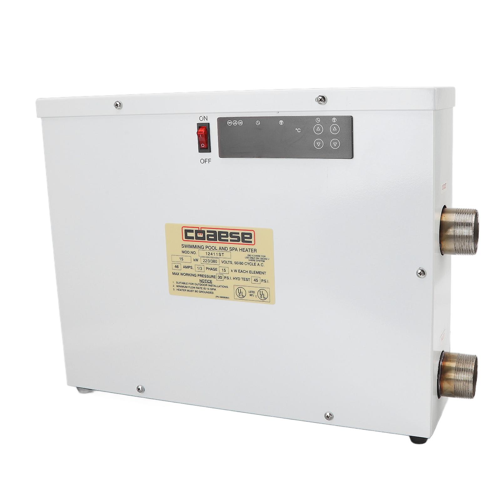 Smart Swimming Pool Thermostat Heater Automatic Control Bathing Pool Thermostatic Heater 220V 380V 15KW