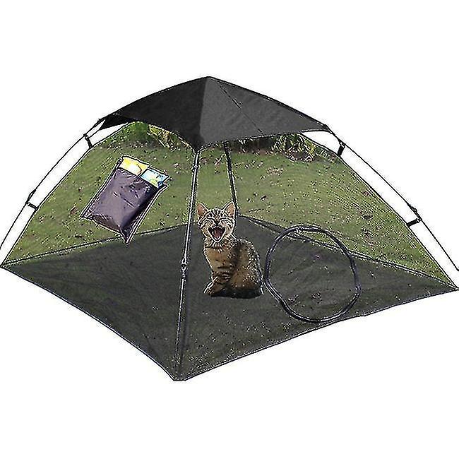 Cat Tent Outdoor Playpen Pop Up Pet Cat Fence Portable Shade And Uv Protection