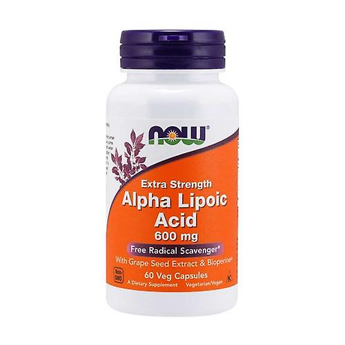 Alpha Lipoic Acid 600mg 60 vegetable capsules
