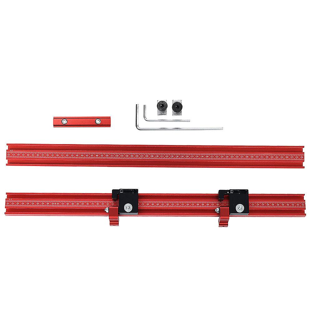 Aluminum Alloy Woodworking Extension Guide Rail T-track Connector For Track Saw Rail Parallel Guide System