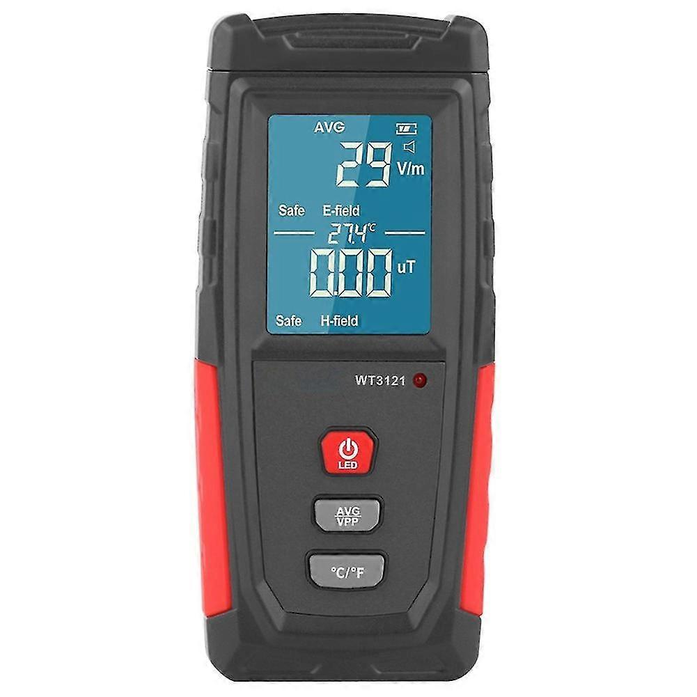 WT3121 Handheld Digital LCD EMF Meter Electromagnetic Radiation Tester Detector