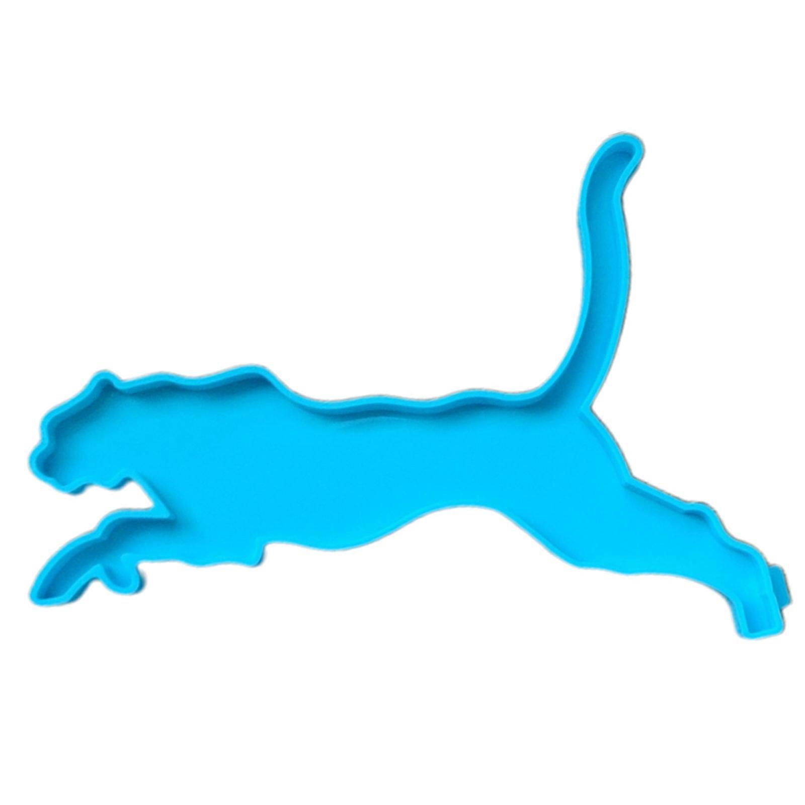 DIY Leaping Leopard Tray Silicone Mould Crystal Resin Epoxy Mold Running Leopard Table Decoration for DIY Handmade Lover