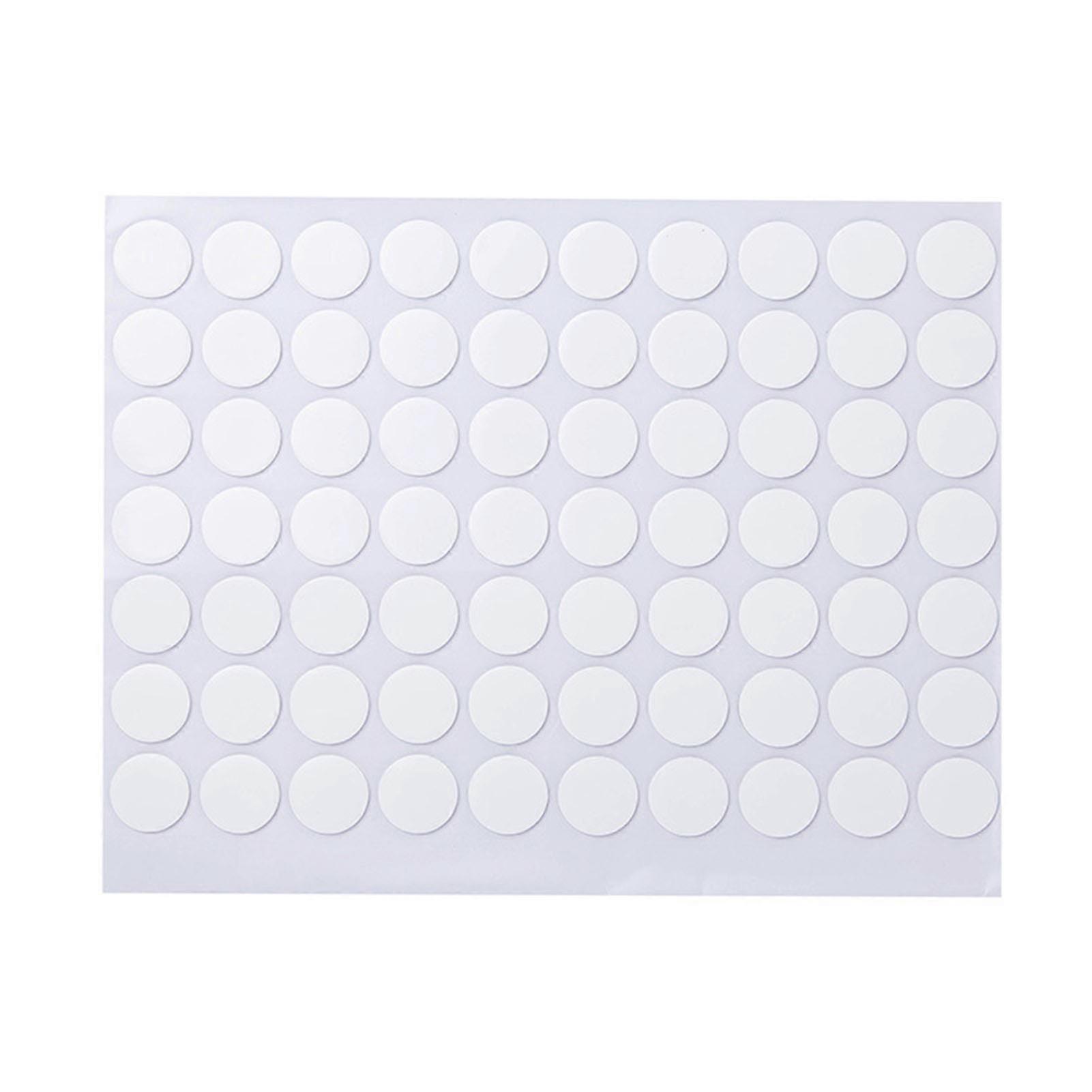 Double Sided Removable Dots Clear Round Adhesive Mounting Stickers Transparent Tacky Circles Glue Tape for Craft DIY Art Festival Deco