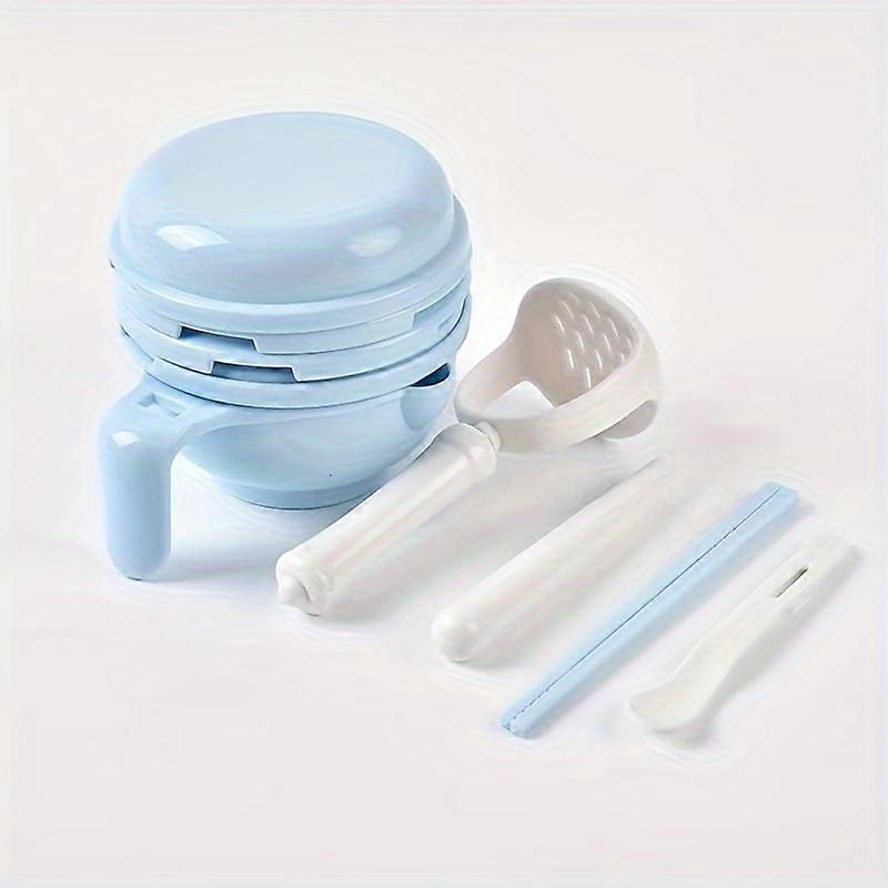 1pc, Food Prep Bowl Set, Manual Food Grinder, Food Masher With Juicer And Filter, Durable Kitchen Tool, Ideal For Grinding, Filtering, Juicing, Garlic
