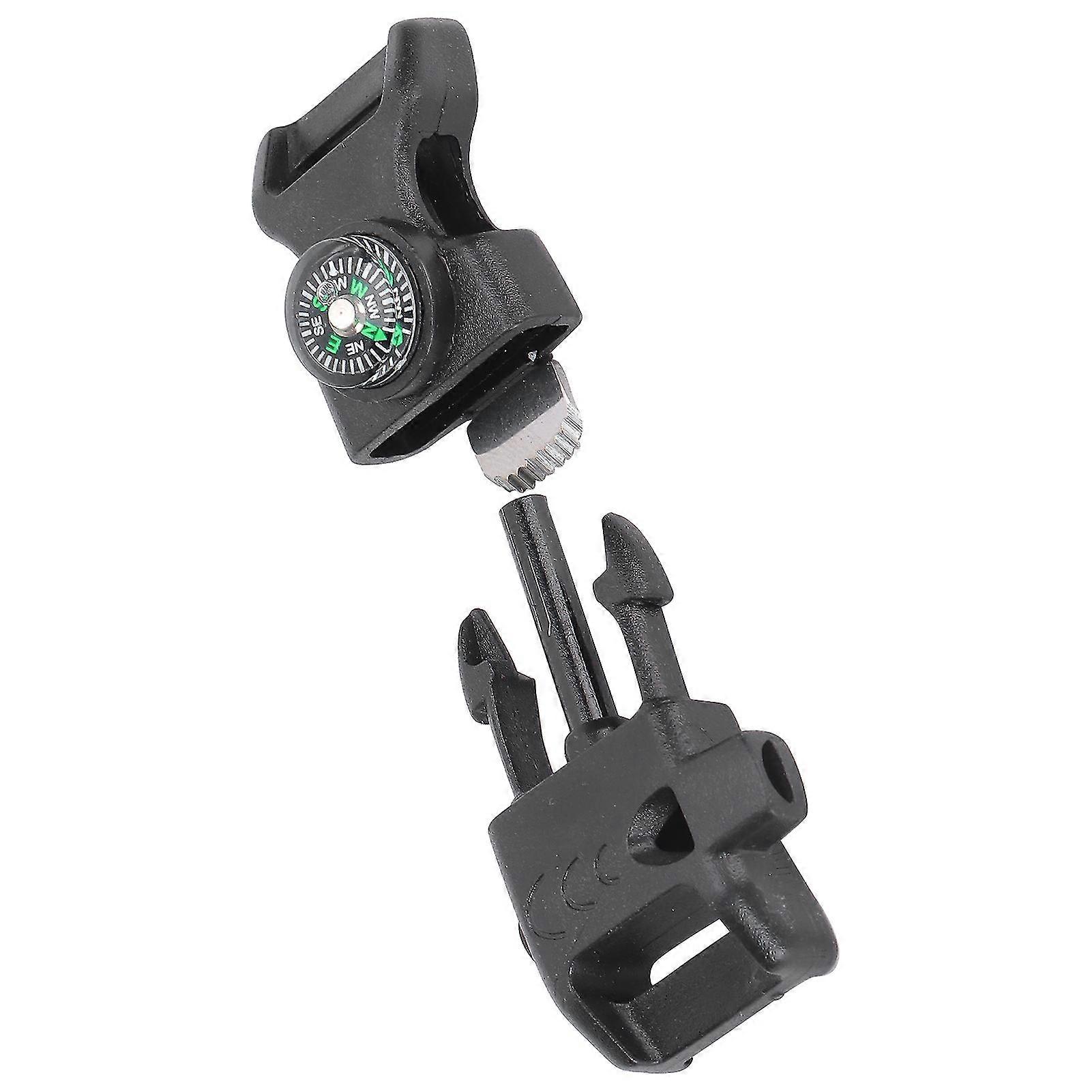 Multi-function Plastic Survival Whistle Buckle for Camping and Hiking