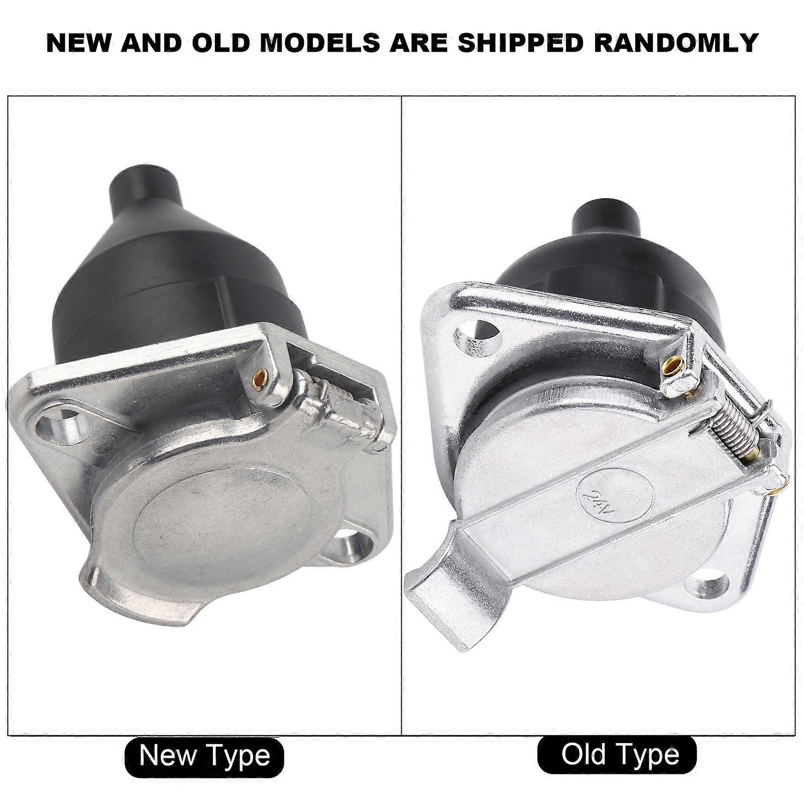 Universal 24V 7-Pin Trailer Plug 7-Pole Wiring Connector Adapter Socket